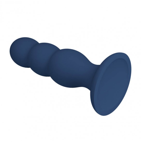 MR PLAY - 3 Metal Balls Silicone Anal Plug (L Size)
